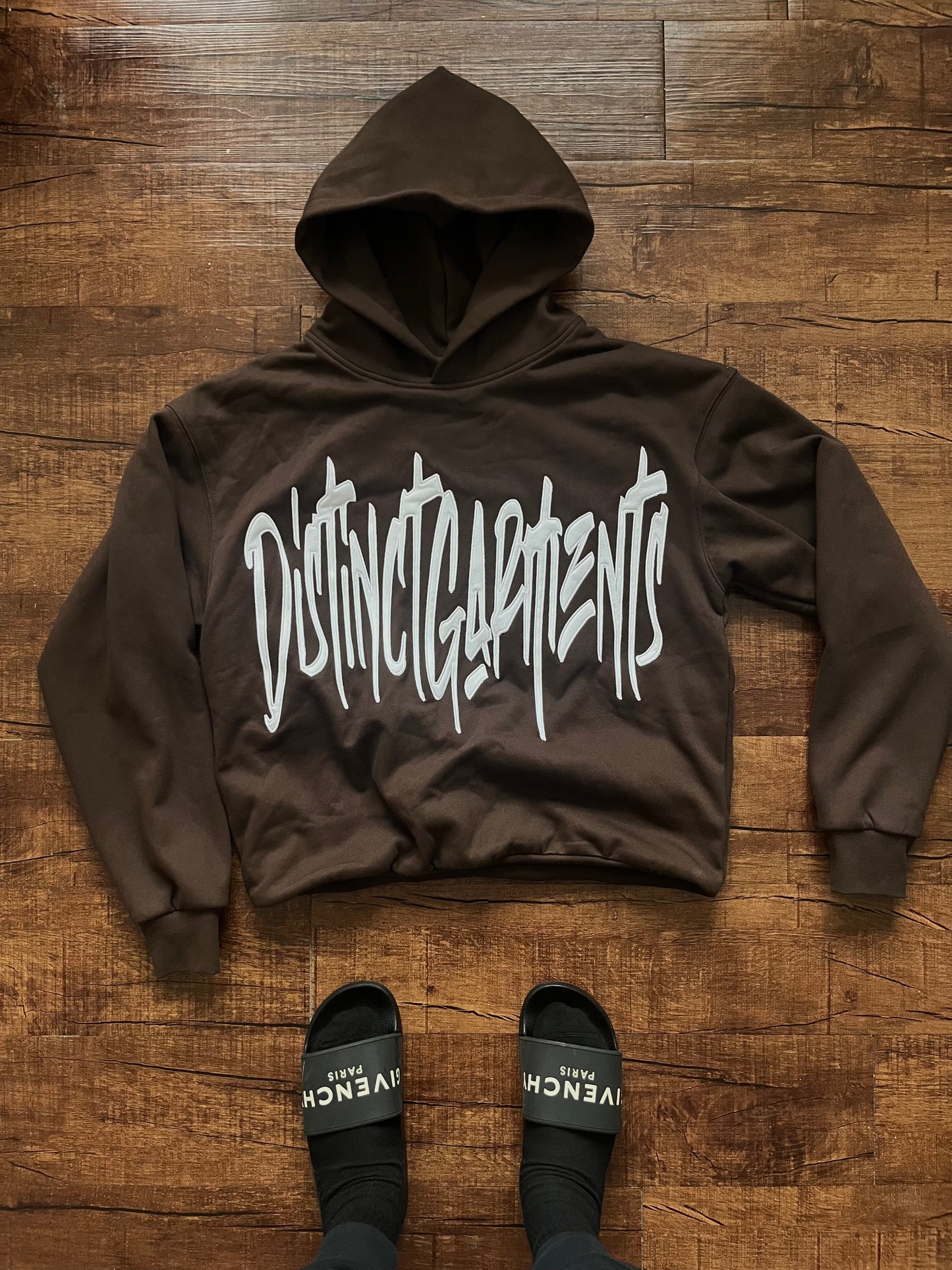 Inverted Bottom Mocha Hoodie