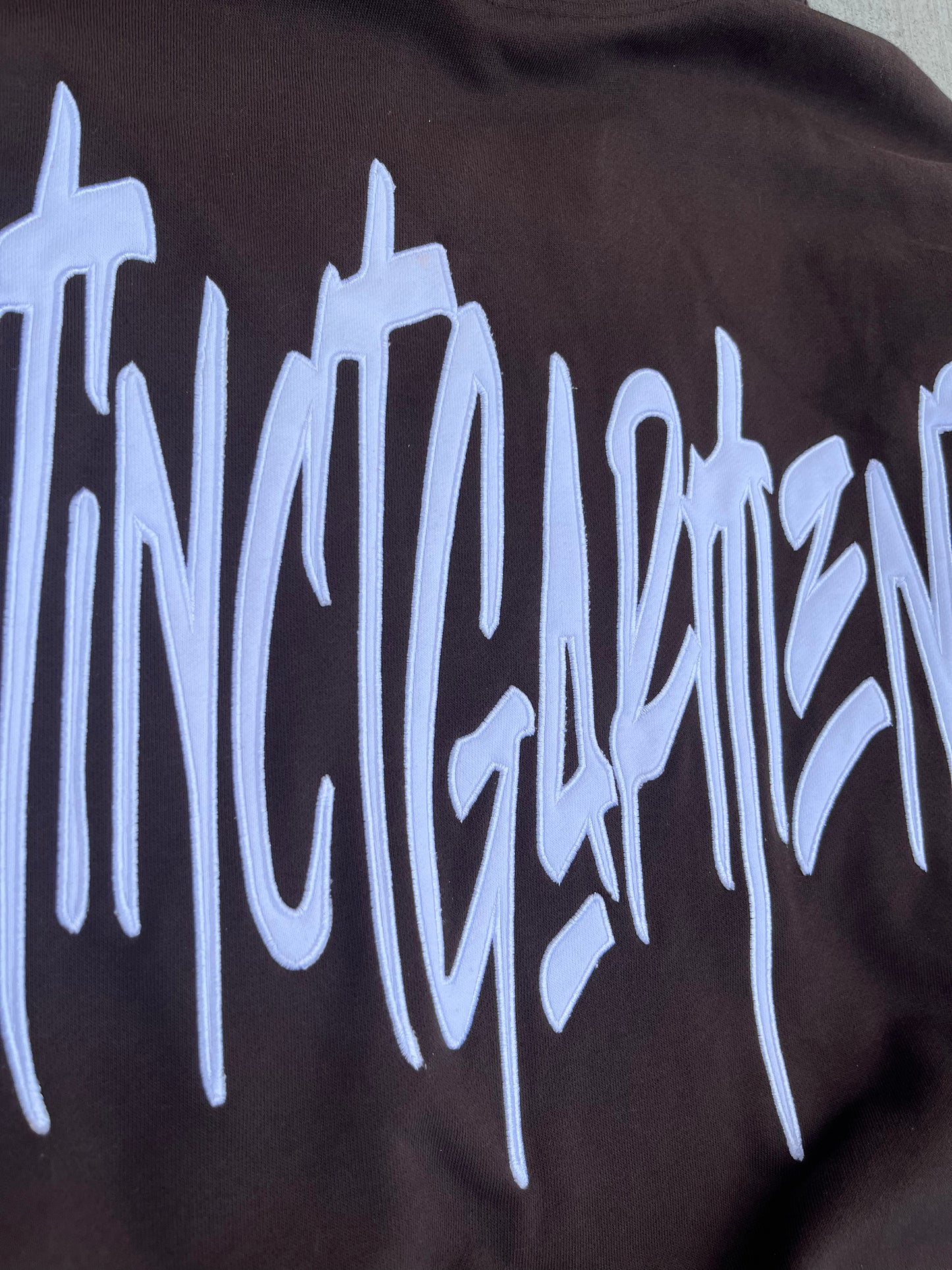 Inverted Bottom Mocha Hoodie